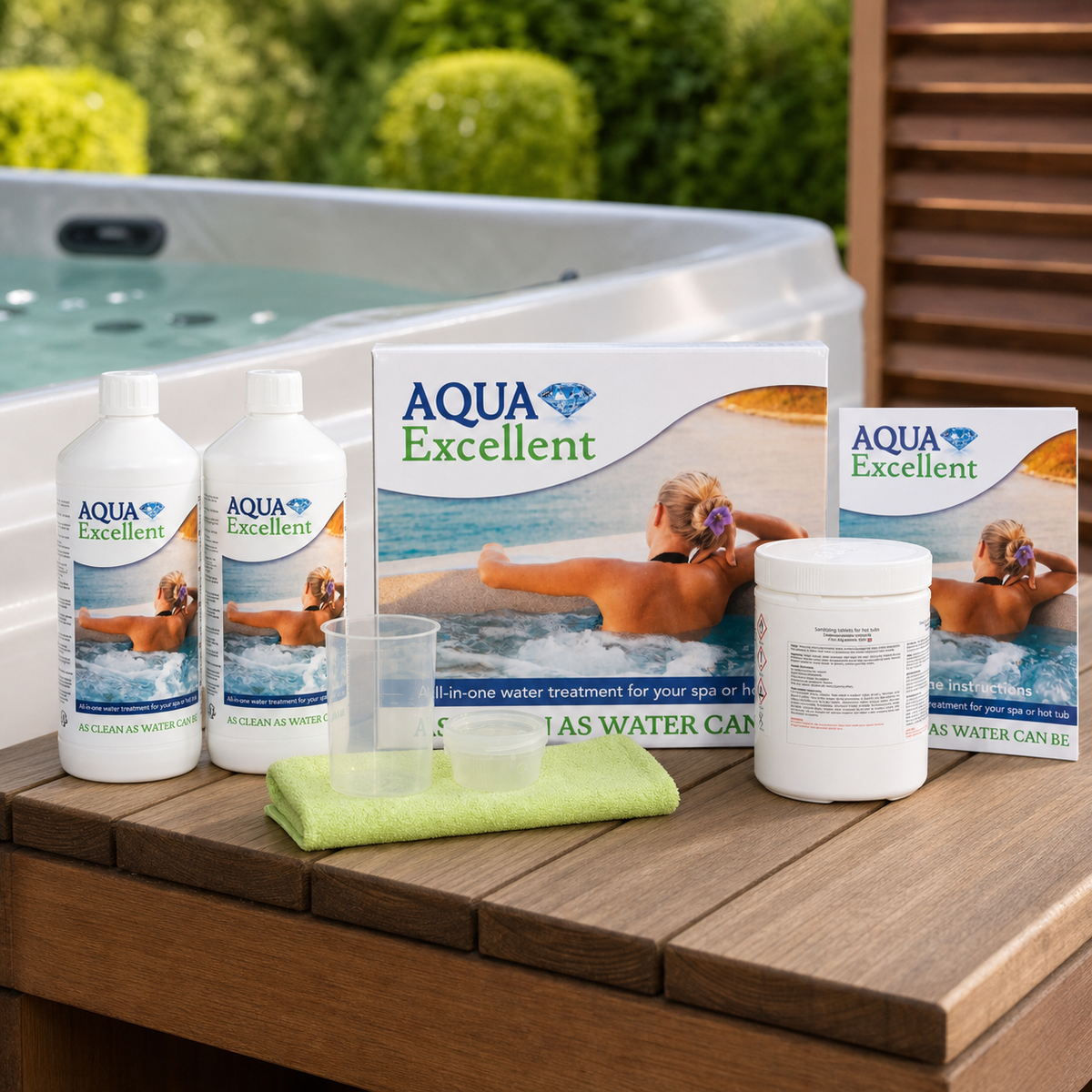 Pack Aqua Excellent pour quatre mois d’entretien du spa