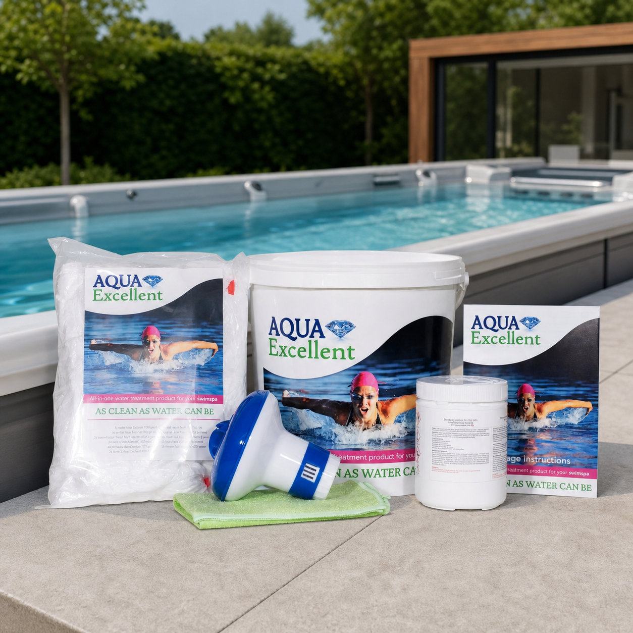 Pack Aqua Excellent complet pour l’entretien d’un spa de nage