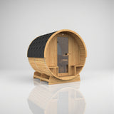 Barrel 210 - Sauna tonneau — fenêtre semi-panoramique