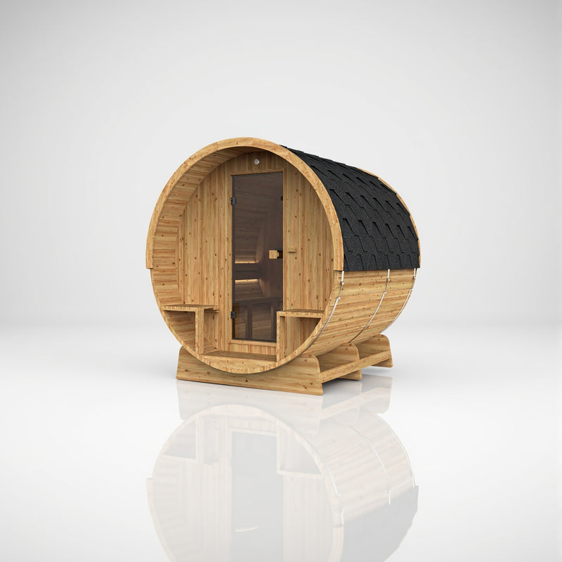 Barrel 250 - Sauna tonneau — variante paroi pleine
