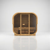 Cube 210 - Sauna extérieur — trois quarts