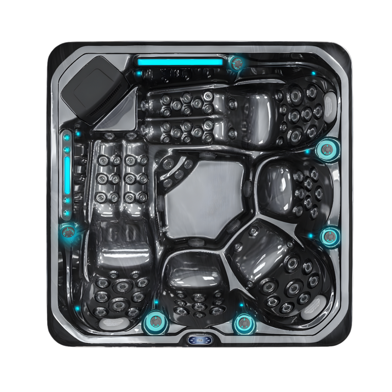 Neptune V2 - Spa 5 places - noir