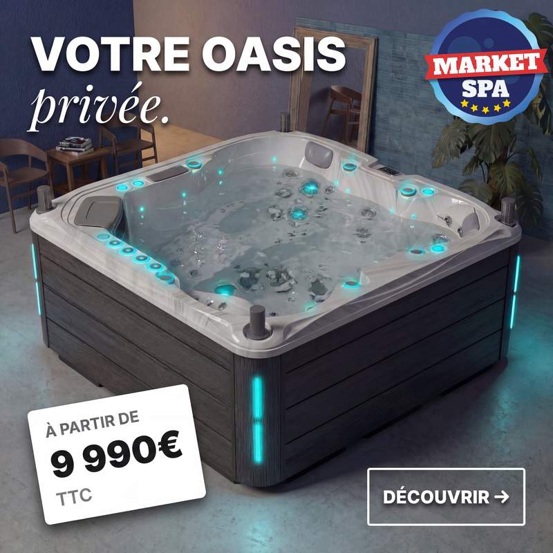 Volcano - Spa für 5 Personen - Weiß