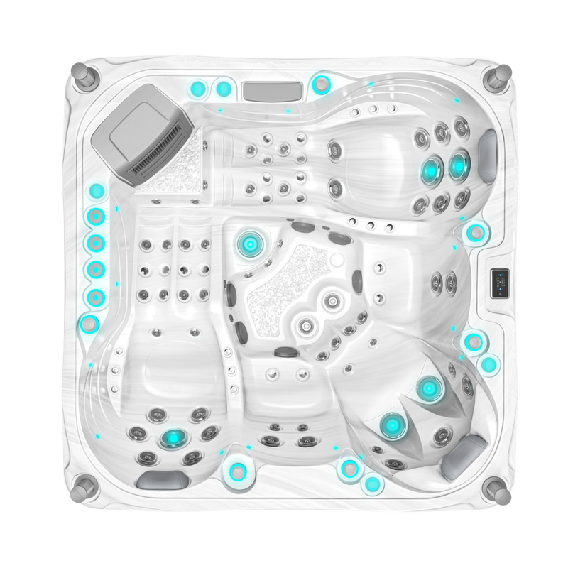 Volcano - Spa 5 places - Blanc