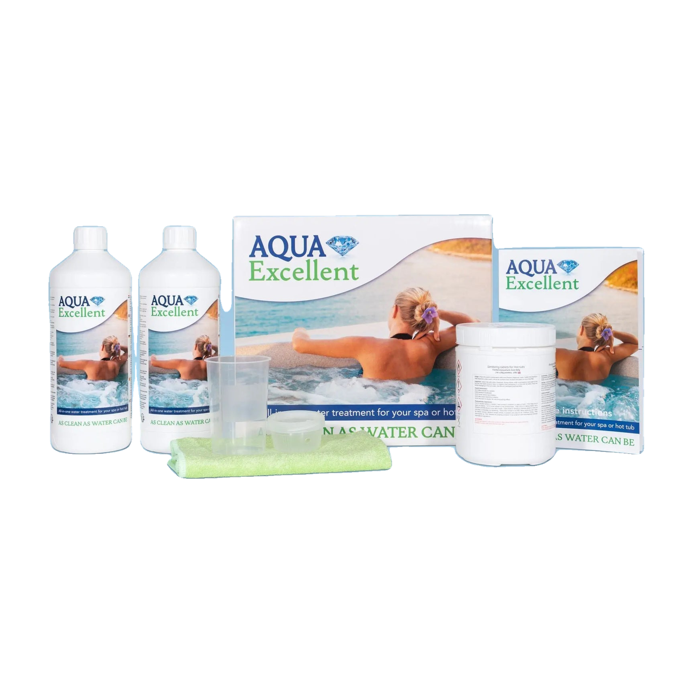 Pack 4 mois — Entretien complet, Aqua Excellent, packshot détouré