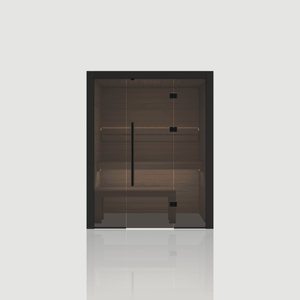 Nero 160 - Sauna intérieur 2-3 places — finition noire NODO