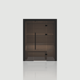 Nero 160 - Sauna intérieur 2-3 places — finition noire NODO