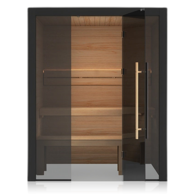 Nero 160, sauna NODO, vue 5, posé au sol