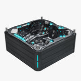 Vulkan - Spa für 5 Personen - Schwarz